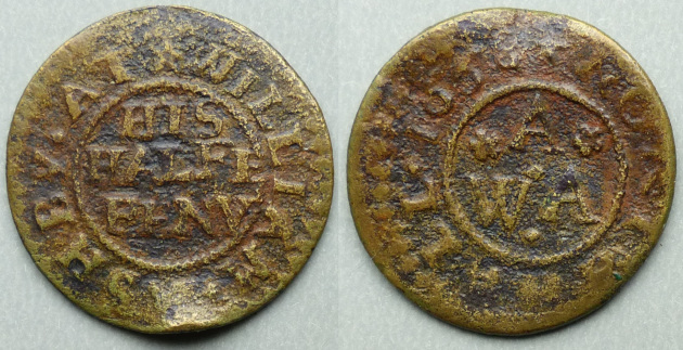 Northall, William Ashby 1668 halfpenny